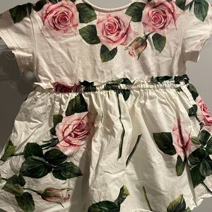 Dolce & Gabbana Kids Dress - Pink and Green Floral